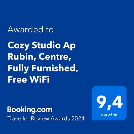 Cozy Ap Rubin, Centre, Fully Furnished, Free Wifi Appartamento *